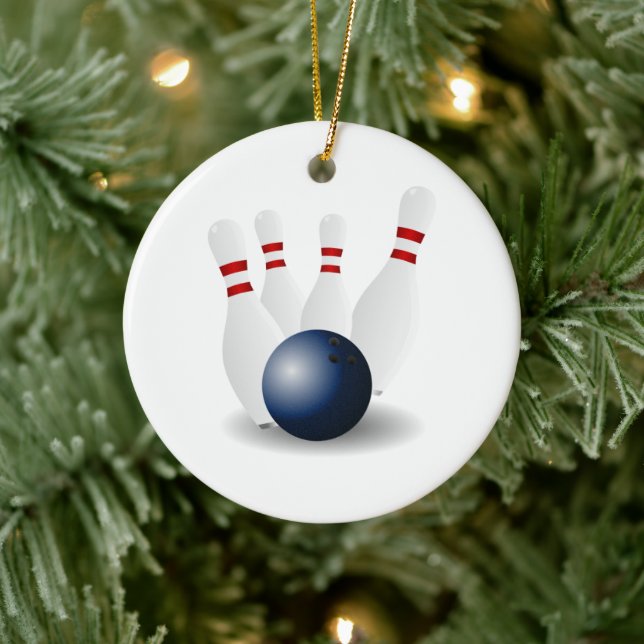 Enfeite de Natal de Boliche (Árvore)