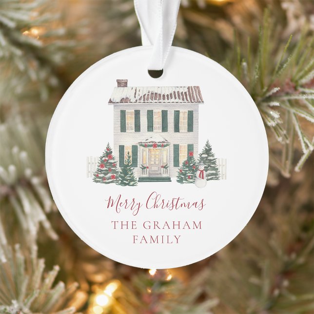 Enfeite de Natal de Casa (House Holiday Ornament
)