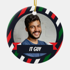 Enfeite de Natal de Escritório - CARA DA TI