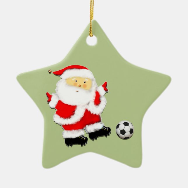Enfeite de Natal de Futebol (Frente)