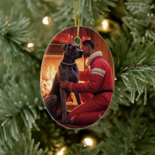 Enfeite de Natal de Great Dane, Presente em Memóri