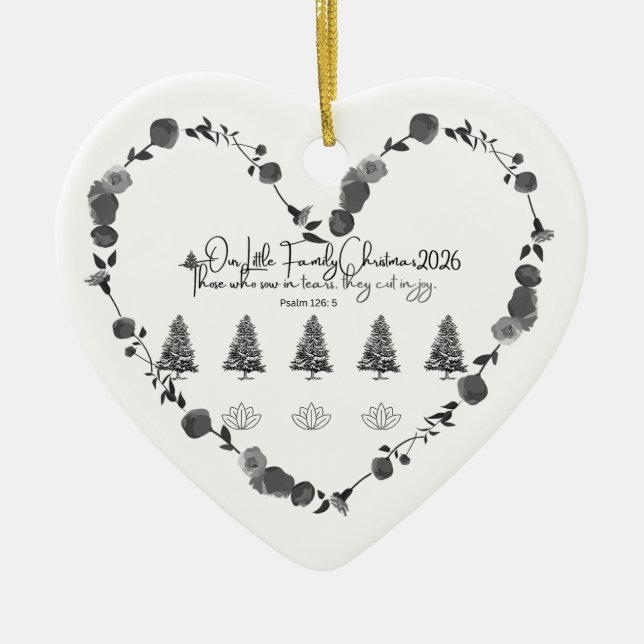 Enfeite de Natal de Memorial Personalizado |  (Frente)