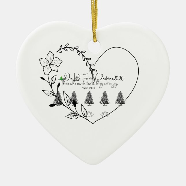 Enfeite de Natal de Memorial Personalizado  (Frente)