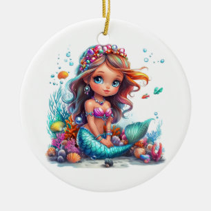 Enfeite de Natal de Sereia