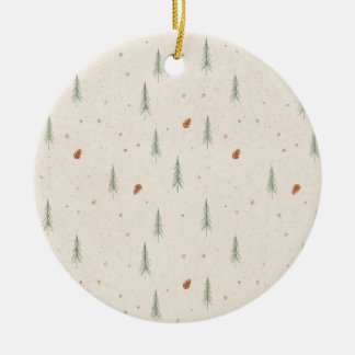 Enfeite de Natal de Terracota Floresta
