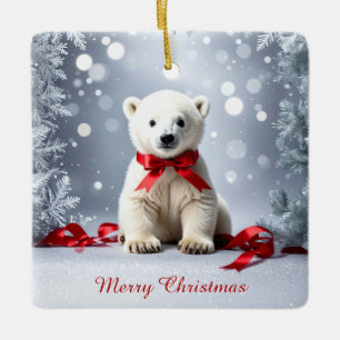 Enfeite de Natal de Urso Polar