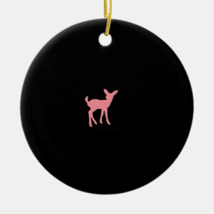 Enfeite de Natal de Veado Clássico Retro