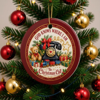 Enfeite de Natal Deus Sabe