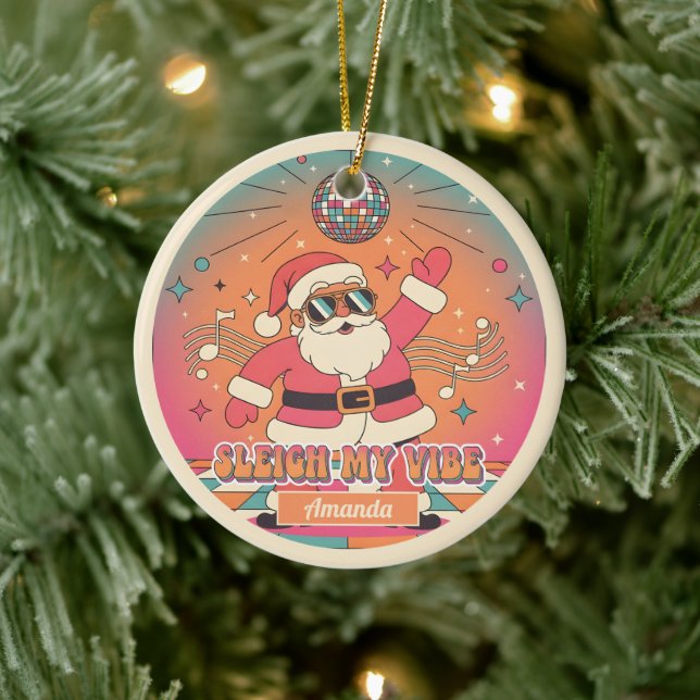 Enfeite de Natal Divertido Presente Vibe Meu Trenó (Árvore)