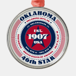 Enfeite de Natal do 46º Estado de Oklahoma