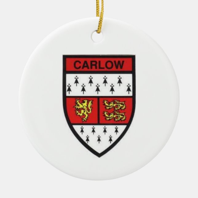 Enfeite de Natal do Condado de Carlow Irlanda (Frente)