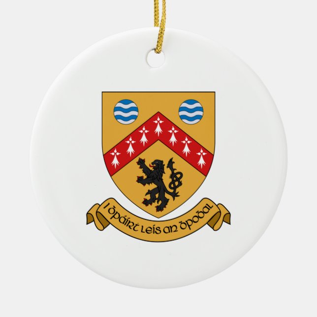 Enfeite de Natal do Condado de Laois Irlanda (Frente)