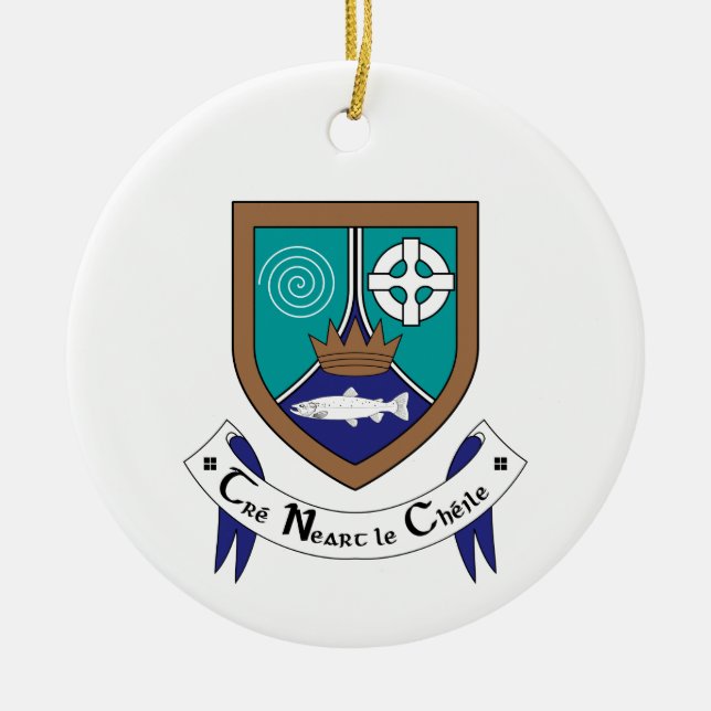 Enfeite de Natal do Condado de Meath Irlanda (Frente)