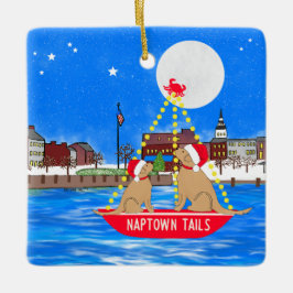 Enfeite de Natal do Desfile de Luzes Naptown Tails