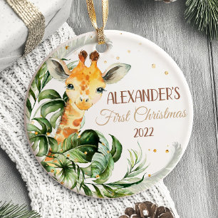 Enfeite de Natal do Primeiro Safari de Animais do