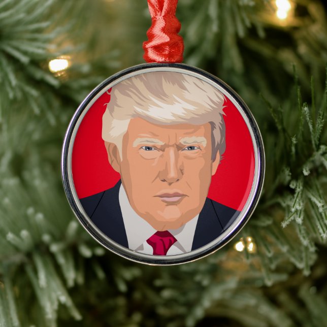 Enfeite de Natal DONALD TRUMP (Árvore)