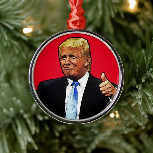 Enfeite de Natal DONALD TRUMP 2024 (Árvore)