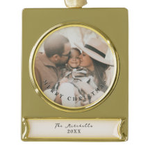 Árvore de Natal Decorativa com Fotos da Família em