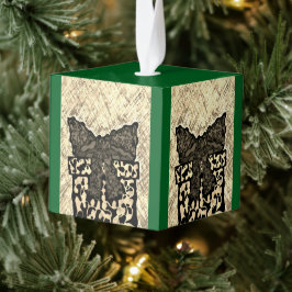 Enfeite de Natal em Cubo
