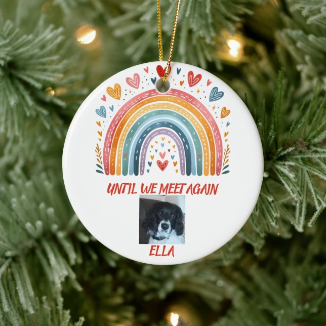 Enfeite de Natal Esquecer-Me-Não Arco-Íris (Árvore)