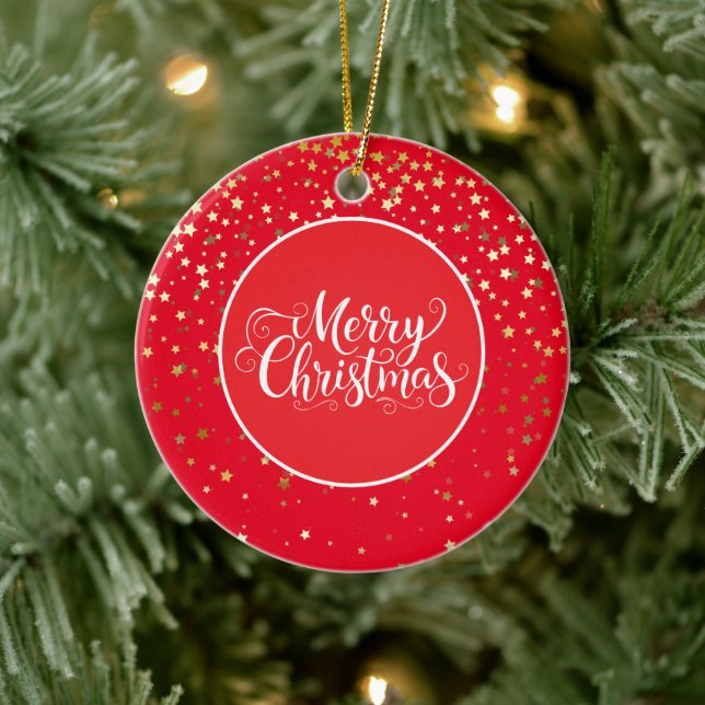Enfeite de Natal Estrelas Douradas (Árvore)