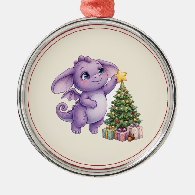 Enfeite de Natal Fig Topo da Árvore (Frente)