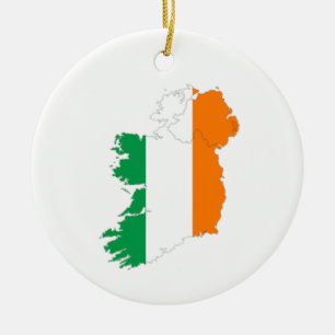 Enfeite de Natal Mapa da Irlanda