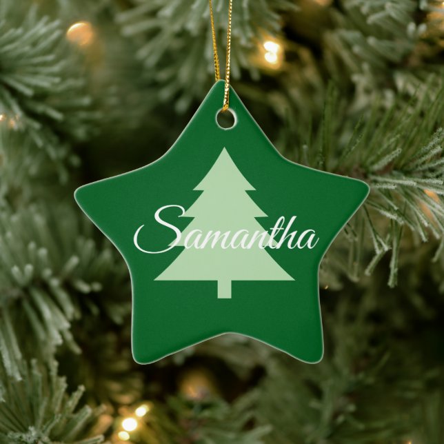Enfeite de Natal minimalista  (Árvore)