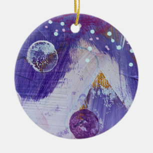 Enfeite de Natal no Design da Montanha da Lua
