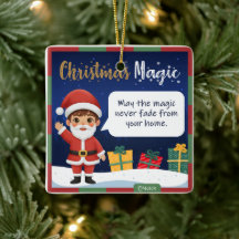 Enfeite de Natal Papai Noel