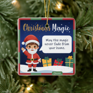 Enfeite de Natal Papai Noel