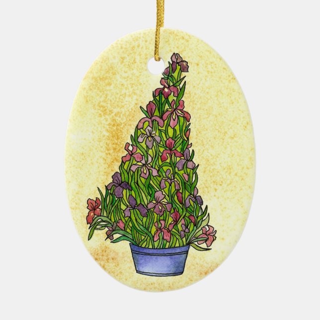 Enfeite de Natal para Árvore de Íris (Frente)