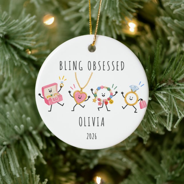 Enfeite de Natal Personalizado com Brilho Obsessiv (Árvore)