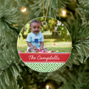 Enfeite de Natal Personalizado com Foto da Família