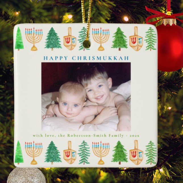 Enfeite de Natal Personalizado com Foto do Chrismu (Criador carregado)