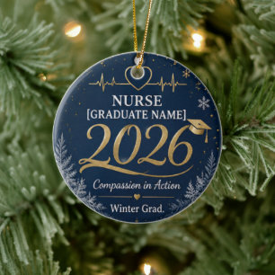 Enfeite de Natal Personalizado da Turma de Enferma