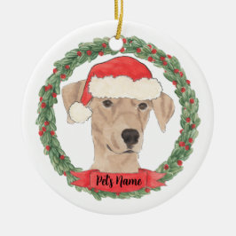Enfeite de Natal Personalizado do Pinscher Alemão