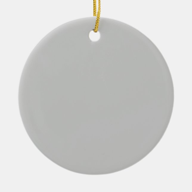 Enfeite de Natal Personalizado Elegante (Frente)
