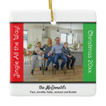 Enfeite de Natal Personalizado Jingle All the Way