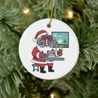 Enfeite de Natal Personalizado Optometrista
