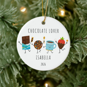 Enfeite de Natal Personalizado para Amantes de Cho