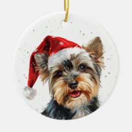 Enfeite de Natal Personalizado para Cão de Yorkshi