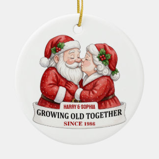 Enfeite de Natal Personalizado para Casal,