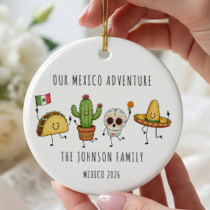 Enfeite de Natal Personalizado para Férias em Famí