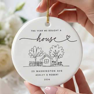 Enfeite de Natal Personalizado para Nova Casa