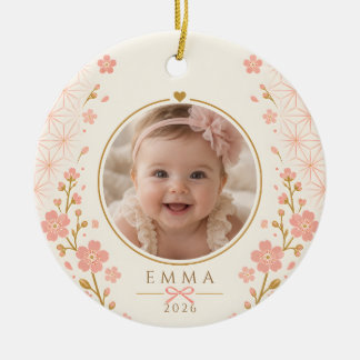 Enfeite de Natal Personalizado para o Primeiro Nat