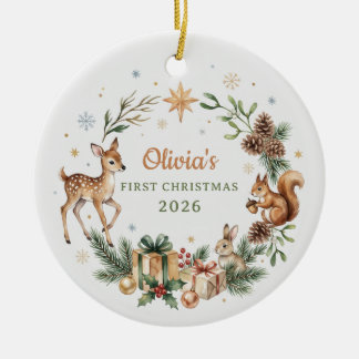 Enfeite de Natal Personalizado para o Primeiro Nat