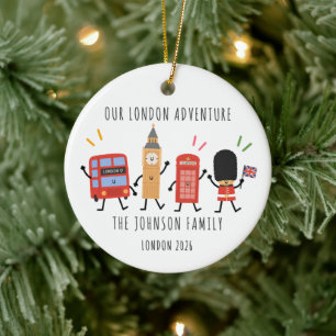 Enfeite de Natal Personalizado para Viagem Familia