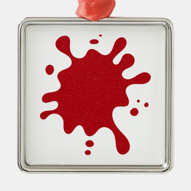 Enfeite de Natal Personalizado Vermelho Tomate Spl (Frente)