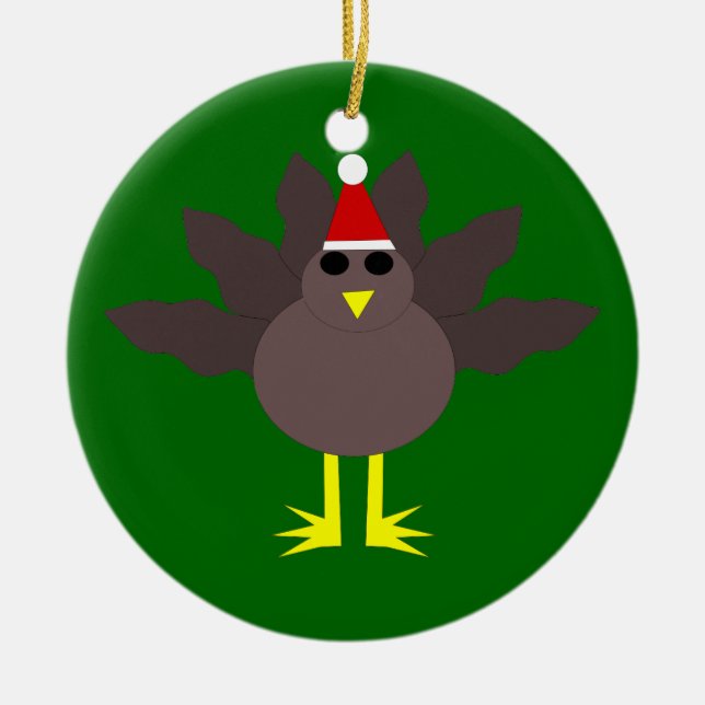 Enfeite de Natal Peru Fofo (Frente)